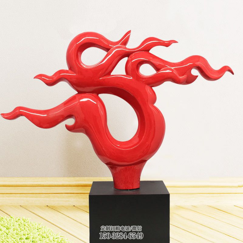 酒店火焰雕塑 景观美陈小品 现代雕塑